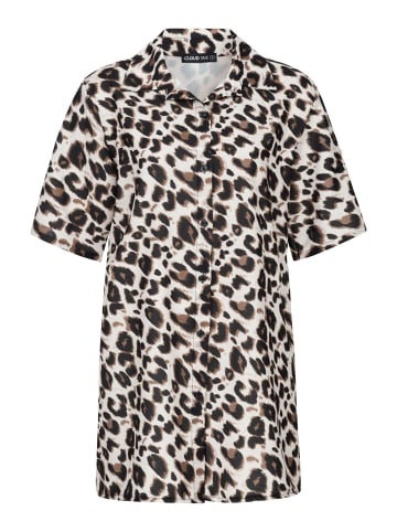 Cloud5ive Cloud5ive Set Blouse and Shorts in beige/black