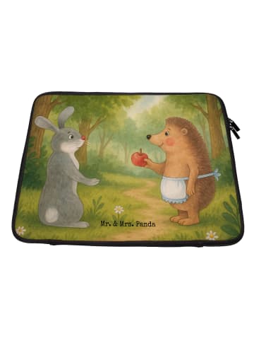 Mr. & Mrs. Panda Laptop Tasche Hase Igel Design ohne Spruch in Weiß