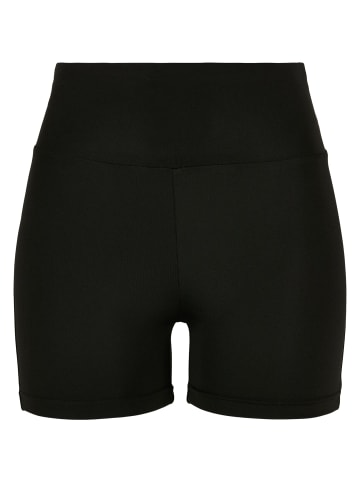 Urban Classics Urban Classics Damen Ladies Recycled High Waist Cycle Hot Pants in black