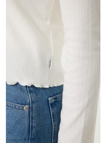 Garcia Strickjacke kurzer Cardigan in off white