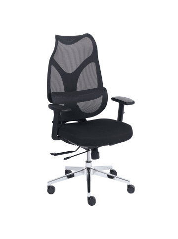 Beliani Professioneller Bürostuhl VELIO in Schwarz - (W) 65 x (H) 115 x (L) 60 cm