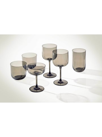 like. by Villeroy & Boch 6er Set Wassergläser Like Glass 280 ml in Smoke