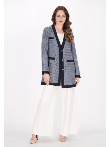 DreiMaster Women Coat in navy glitter