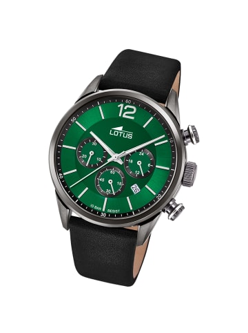 Lotus Chronograph-Armbanduhr Lotus Classic schwarz groß (ca. 43mm)