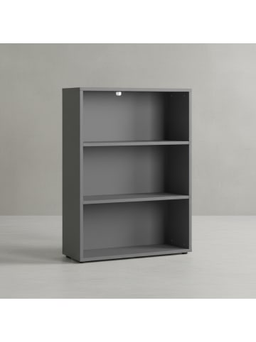 KADIMA DESIGN Aktenregal-Universal breit 80 cm, 3 Ordnerhöhen (2 Böden), Büroregal