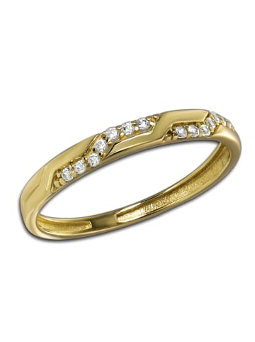 GoldDream Goldring 333 Gelbgold - 8 Karat Glamour Größe 56 (17,8) Ringe