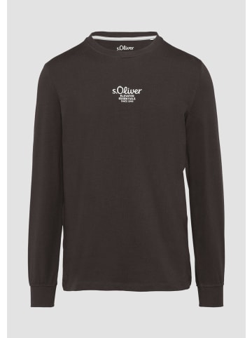 s.Oliver T-Shirt in 89D1_dunkelbraun