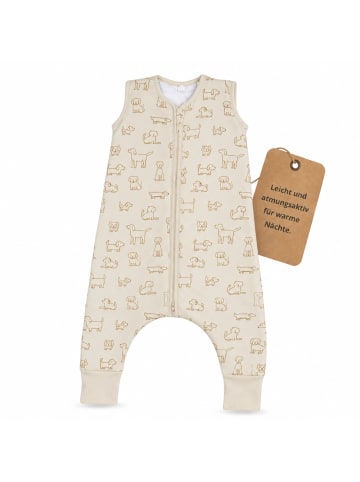fillikid Sommerschlafsack mit Beinen Exklusiv in Hund Beige