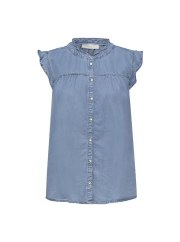 Street One Halbarmbluse in light blue soft wash