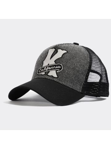 King Kerosin King Kerosin Trucker Cap K California in schwarz