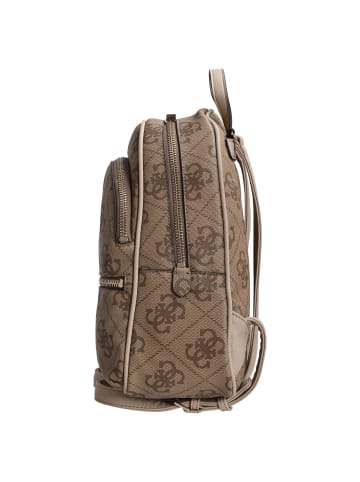 Guess Manhattan II Backpack - Rucksack L (coal logo) in latte logo