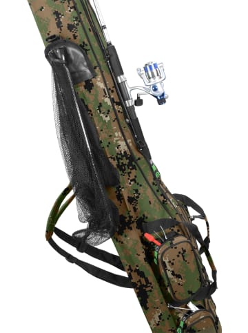 Normani Outdoor Sports Rutentasche 1,25 m RodBox Triple in Digital Woodland