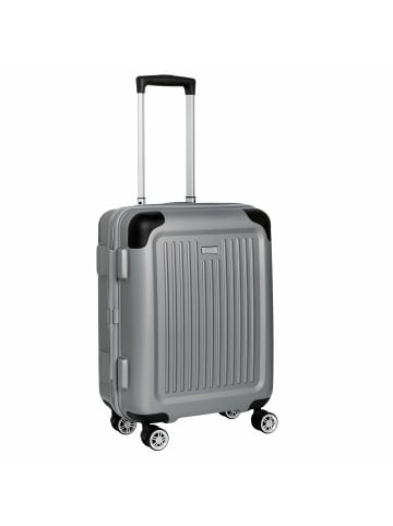 Stratic Stripe - 4-Rollen-Trolley 54 cm S (graphit) in silver