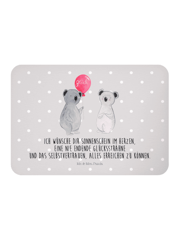 Mr. & Mrs. Panda Magnet Koala Luftballon mit Spruch in Grau Pastell