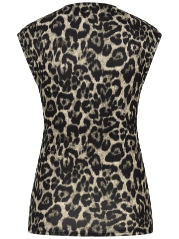 Cloud5ive Cloud5ive Cloud 5ive Rib Top All-Over Leo Print in leo