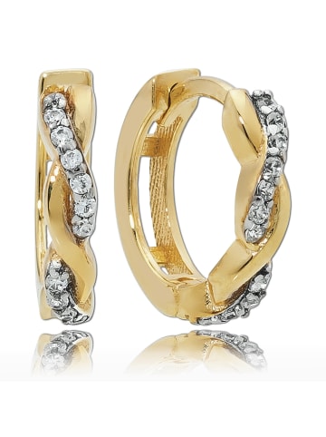 BALIA Gold 333 Damen Creolen Ranke Ohrringschmuck ca. 1,2cm