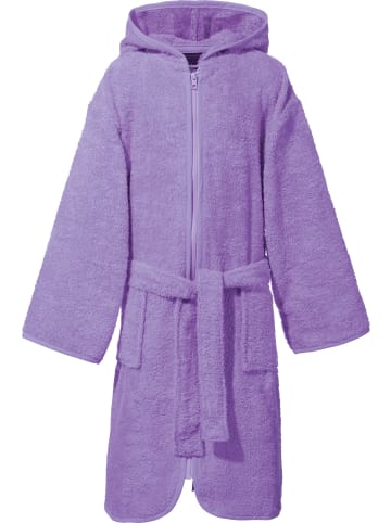 Erwin Müller Frottier Kinder-Kapuzenbademantel in lila