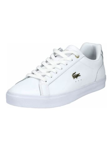Lacoste Sneaker in Weiß/Gold