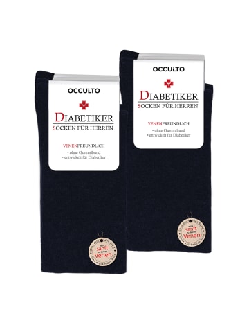 Occulto 10er Pack Diabetikersocken Goetz in Navy