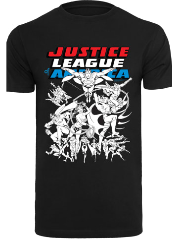 F4NT4STIC T-Shirt DC Comics Justice League Superhelden in schwarz