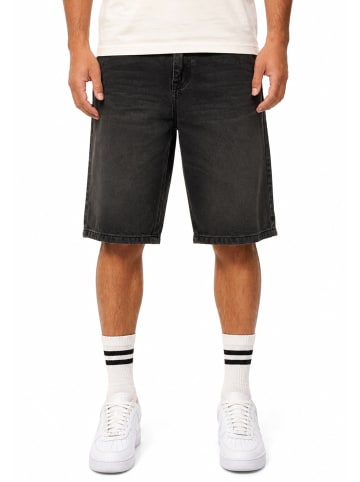 SOULSTAR Jeansshorts - im Baggy-Fit aus 100% Baumwolle für Herren in Schwarz