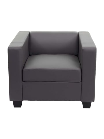 MCW Sessel Loungesessel  Lille, Kunstleder, dunkelgrau