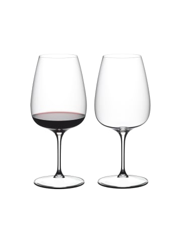 RIEDEL Glas 2er Set Cabernet / Merlot / Cocktail Weingläser Grape in 830 ml in transparent