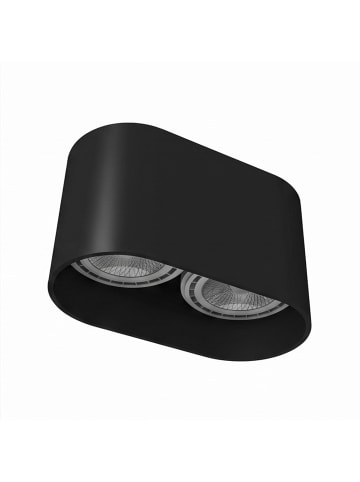 Licht-Erlebnisse Deckenlampe (B)12.5 x (L)24 x (H)12 cm in Schwarz