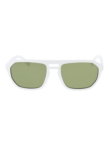 Serengeti Männer Sonnenbrille Flieger Weiß