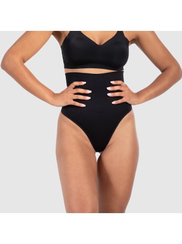 SMILODOX High Waist String Nysa in Schwarz