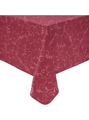 Erwin Müller Baumwollmischung Tischdecke Essen in burgund