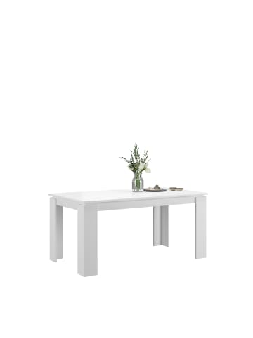 xonox.home Esstisch  (B/H/T: 160-200x76x90 cm) in weiß