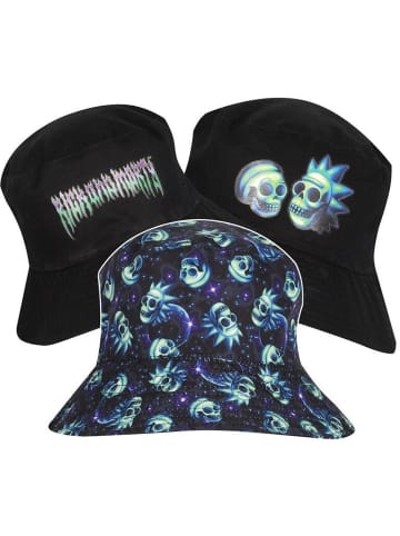 Rick and Morty Hut "Neon Skull Bucket Hat" in Schwarz