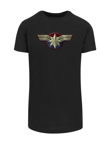 F4NT4STIC T-Shirt Captain Marvel Chest Emblem in schwarz