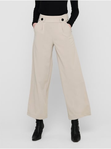 JACQUELINE de YONG Marlene Hose Schlupf Stoffhose GEGGO New Long Culotte Flare Pants in Grau