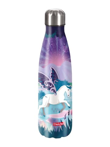 Step by Step Step by Step Isolierte Edelstahl-Trinkflasche "Dreamy Pegasus Shadow"