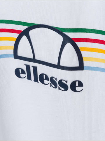 ellesse T-Shirt Lental Tee in weiß mehrfarbig