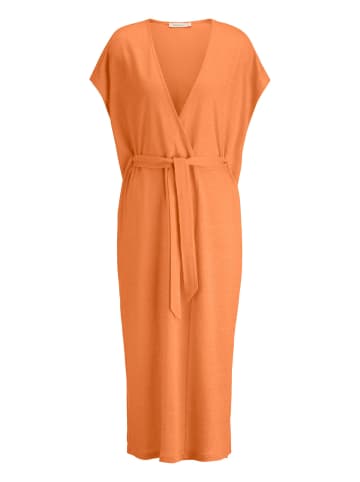 Hessnatur Jerseykleid in clementine