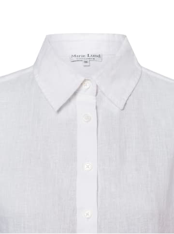 Marie Lund Leinenbluse Rihab in weiß