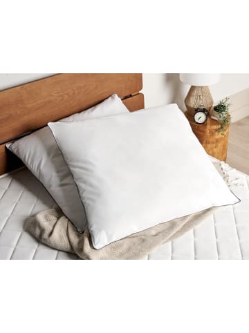 Beliani 2er-Set Kissen PELISTER in Weiß/Silber