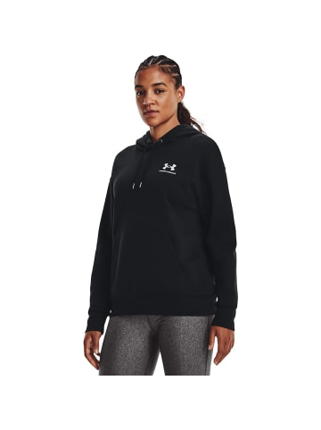 Under Armour Hoodie Essential Fleece in Schwarz