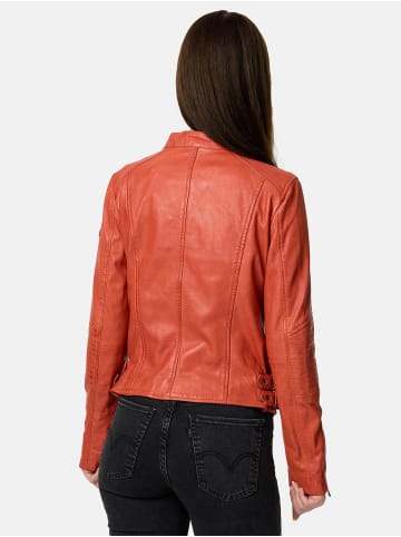 Tazzio Lederjacke "F523" - in Orange