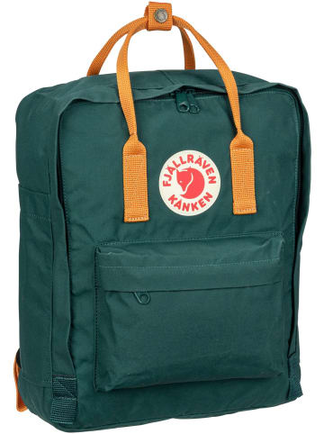 FJÄLLRÄVEN Rucksack / Backpack Kanken in Arctic Green/Spicy Orange