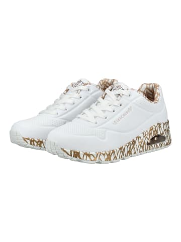 Skechers Sneaker in Weiß/Gold