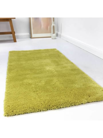 ESPRIT Hochflorteppich #relaxx in senfgelb