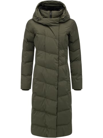 ragwear Wintermantel Pavla Long Soft YOUMODO in Dark Olive