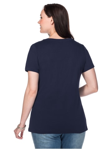 sheego T-Shirt in marine