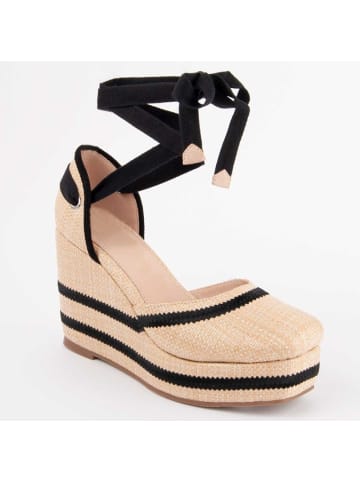 Montevita Sandalen Keilabsatz Balenci11 in Beige