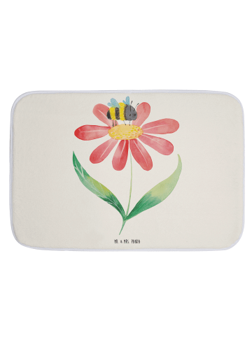 Mr. & Mrs. Panda badezimmervorleger Hummel Blume ohne Spruch in Weiß