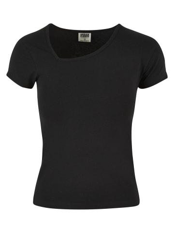 Urban Classics Urban Classics Damen Ladies Organic Asymmetric Neckline Tee in black